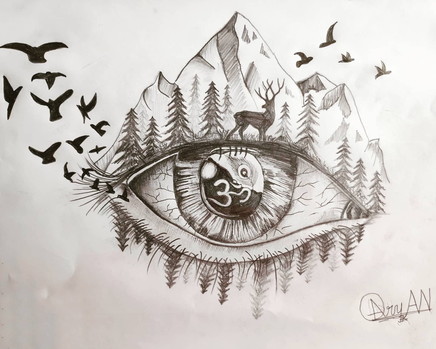 Aryan's sketching